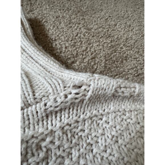 Vintage Munsing Wear Turtleneck Sweater Cream Retro Classic Grandpa Made in USA - Picture 6 of 7